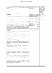 ESIC 5048 Nursing Officers Recruitment Important Notification