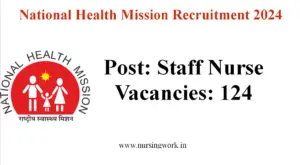 124 Nursing and other Job Opportunities under National Health Mission